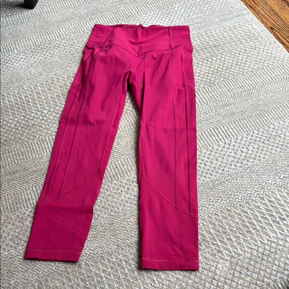 Lululemon Vibrant Pink Leggings SIZE 6